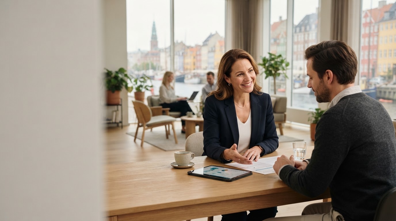 Tryghed Finlore platform der viser realtids markedsanalyse for selvstændige